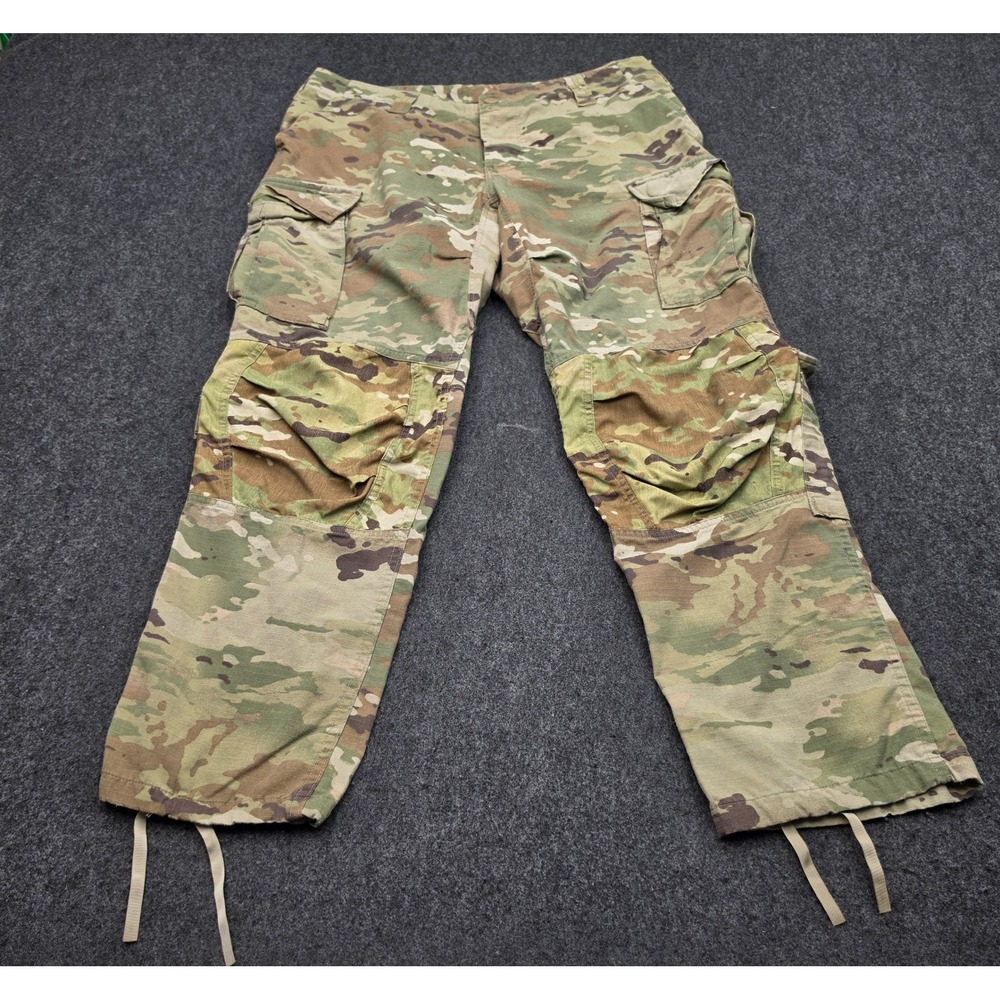 Military Issue Cargo Pants Men Large Short Multicam OCP Tactical Ripstop 8415